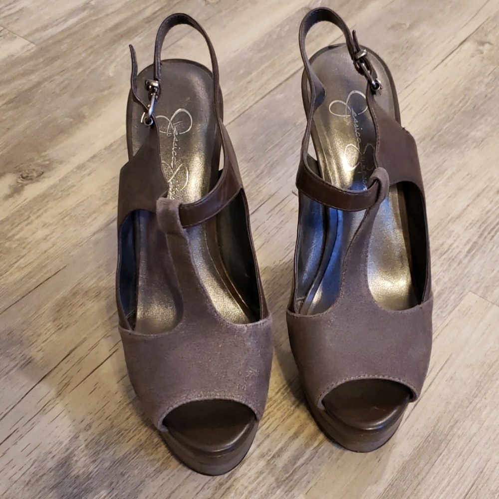 EUC Jessica Simpson heels. Worn once!